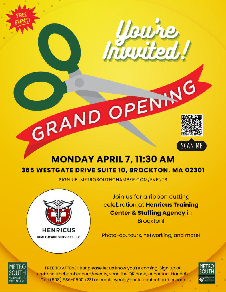 Trainning Center Ribon Henricus Training Center & Staffing Agency Ribbon Cutting in Brockton ...
